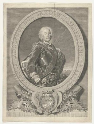 Bildnis des Ioannes Adolphus, Dux Saxo-Weissenfelsens.