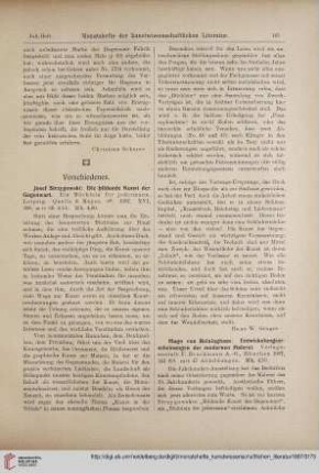 [Rezension von: Hugo von Reininghaus, Entwicklungserscheinungen der modernen Malerei]