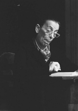 Szenenbilder aus "Aufstieg und Fall der Stadt Mahagonny", Oper von Kurt Weill mit Libretto von Bertolt Brecht. Brechtabend II "Mahagonny" im Berliner Ensemble, 09.02.1963