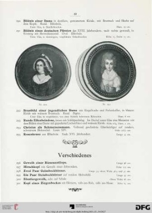 Verschiedenes (Nr. 296-328)