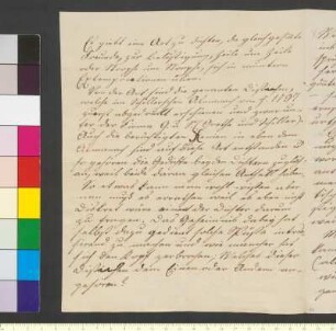 Brief von Zelter, Karl Friedrich an Schulze, Karoline
