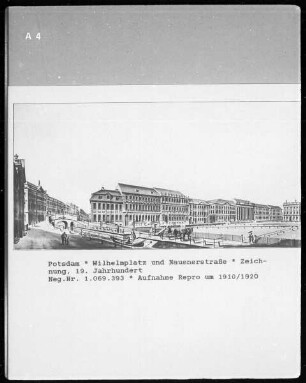 Potsdam, Wilhelmplatz und Nauenerstraße