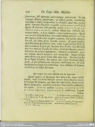 V. Quo tempore Lex Iulia Miscella orta sit, inquiritur