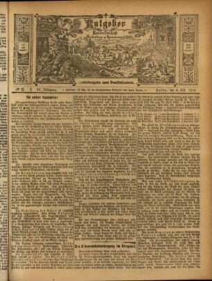 Ausgabe vom Sonntag, den 04. Oktober 1914.