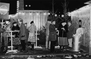 Imbißstand auf dem Striezelmarkt