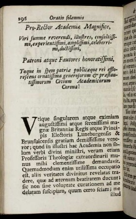 [Oratio Solemnis De Orthotomia Verbi Divini]