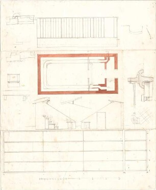 Reiffenstuel, Michael; Gewächshaus - Grundriss, Ansichten, Schnitt, Details