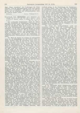 593-595 [Rezension] Troeltsch, Ernst, Glaubenslehre. Nach Heidelberger Vorlesungen aus d. J. 1911 u. 1912