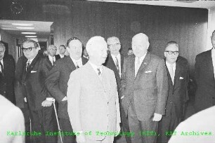 Besuch von Dr. Karl Heinrich Lübke (Bundespräsident der Bundesrepublik Deutschland (BRD)) am Kernforschungszentrum Karlsruhe (KfK)