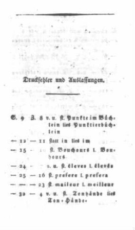 Druckfehler und Auslassungen