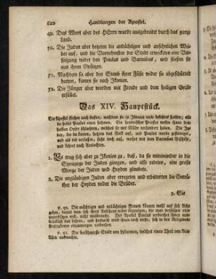 620-641, Das XIV. Hauptstück - Das XVII. Hauptstück