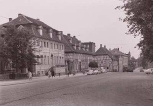 Schwerin, Schelfmarkt, Westseite von Süden