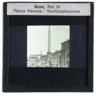 Rom, Fontana dei Quattro Fiumi / Vierströmebrunnen