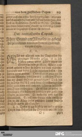 Das neunzehende Capitel.