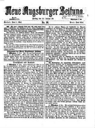 Neue Augsburger Zeitung. 1868,1/6