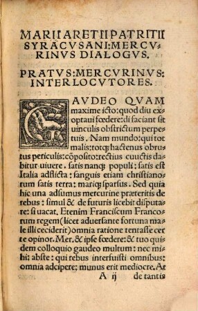 Dialogus, in quo pro Caesare jura Mediolani ... leguntur; Dialogus, ubi Hispaniae descriptio lusus; epigrammata