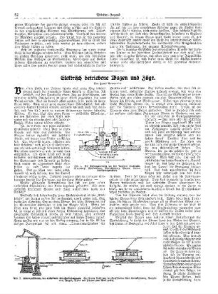 Elektrisch betriebene Wagen und Züge
