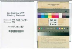 Entnazifizierung Theodor Honnen , geb. 00.00.0000 (Lehrer)
