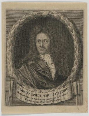 Bildnis des Conrad Samuel Schurzfleisch