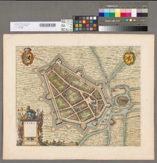 Gelre, [aus: Joan Blaeu, Novum ac magnum theatrum urbium Belgicae Regiae, ad praesentis temporis faciem expressum, Amsterdam]