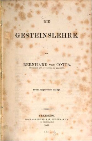 Die Gesteinslehre