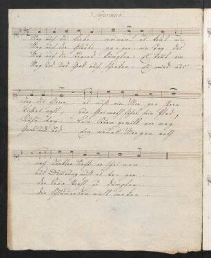 Soprano, Mag auch die Liebe weinen, F-Dur