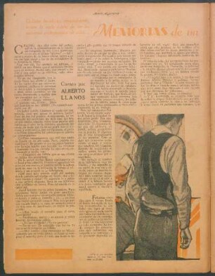 Memorias de un décimo de lotería : Cuento por Alberto Llanos