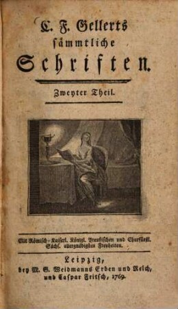 C. F. Gellerts sämmtliche Schriften. 2