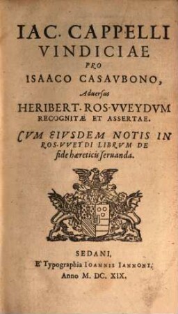 Vindiciae pro J. Casaubono