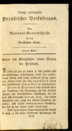 Zehntes Stück