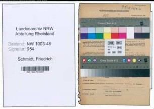 Entnazifizierung Friedrich Schmidt , geb. 02.04.1914 (Lehrer)