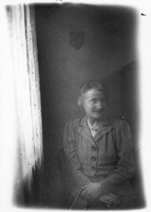 Porträt seiner Frau, der Fotografin Ursula Richter, in Dranske