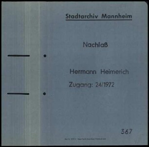 Einladungen im Kalenderjahr 1951