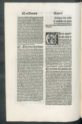 [T]ertius de celo et mundo ...
