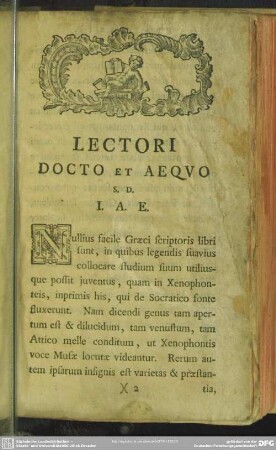 Lectori Docto Et Aequo