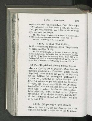 4547. Zeysius (Elias Christian).