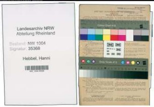 Entnazifizierung Hanni Hebbel , geb. 26.12.1912 (Angestellte)
