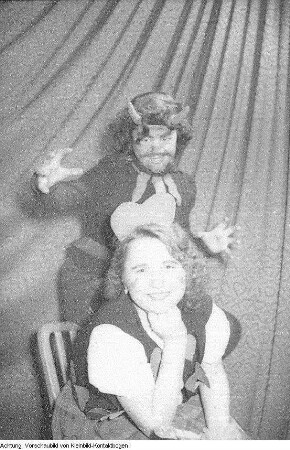 Dresden, Maxim-Gorki-Heim, Fasching, Februar 1953