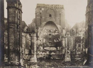 "Ruine der Michaeliskirche, Orgelnische" aus der "St. Michaelis Gedächtnismappe"