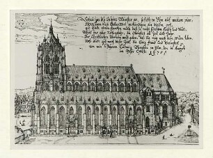 Münster von Süden. 1675