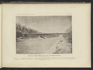 Strassenbrücke über die Isar bei Bogenhausen.