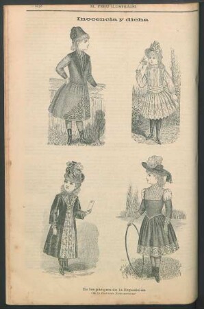 Inocencia y dicha. : En los parques de a Exposición. (De La Ilustración Norte-Americana)