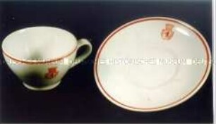 Untertasse aus dem Berliner Sozialwesen
