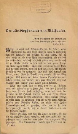 Elsässische Lebensbilder : [Umschlagtitel.], 409