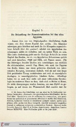 5: Die Behandlung der Frauenkrankheiten bei den alten Ägyptern