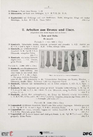 II. Arbeiten in Bronze und Eisen (Nr. 31-949)