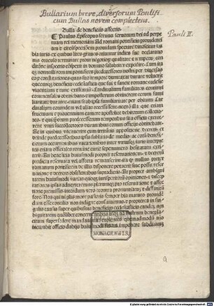 Bullae et constitutiones