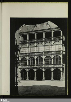 114 Der Altan des Moritzbaues im ehemaligen Residenzschloß