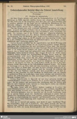 Ueberschauender Bericht über die Trierer Ausstellung
