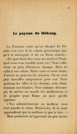 Le paysan du Mékong.